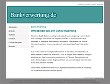 Tablet Screenshot of bankverwertung.de
